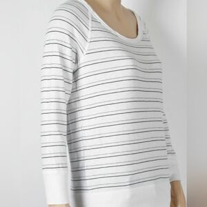 James Perse Striped Sweatshirt - Sz. 3